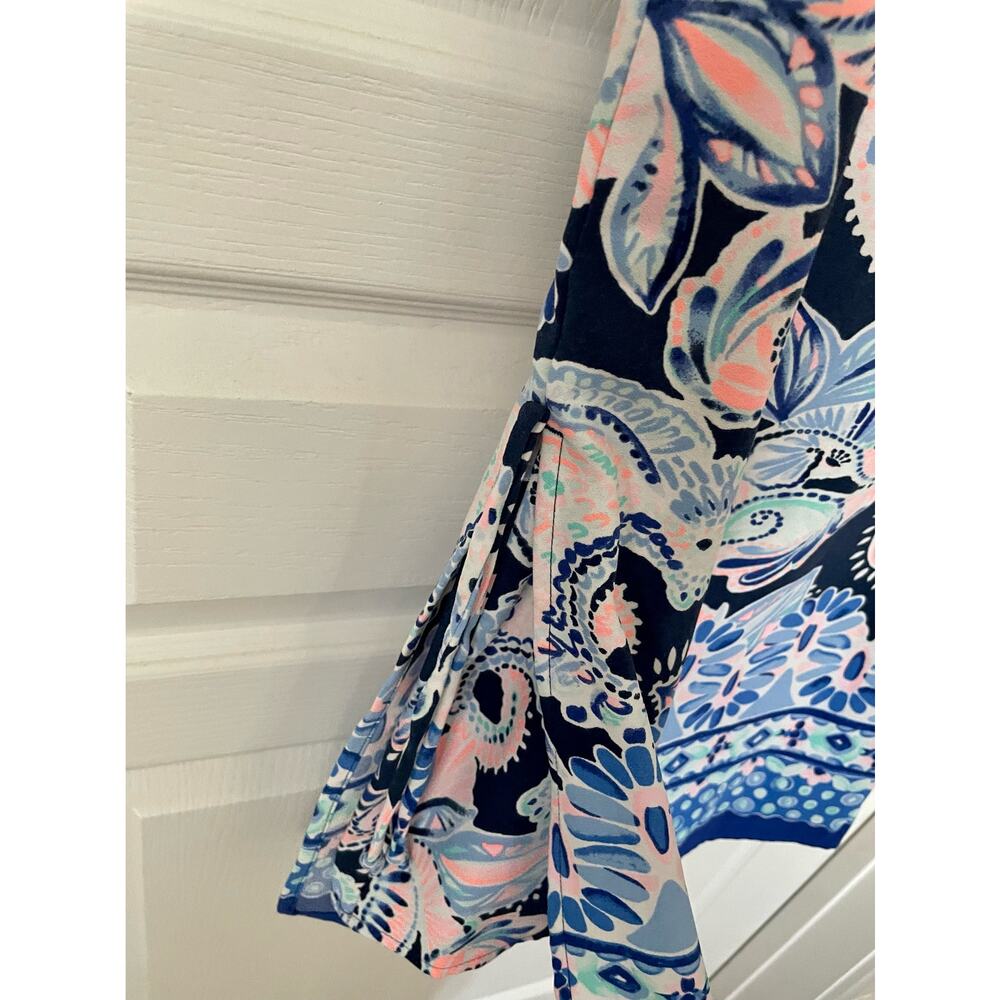 Lilly Pulitzer Donna Romper Dress High Tide Navy Size 00 - Picture 6 of 9